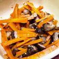 くりfam's cooksnap of when they made 簡単、しいたけと人参の煮物.