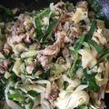 mebarunba's cooksnap of when they made ニラ豚.