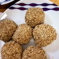 スノーディッシュ's cooksnap of when they made 簡単で！ヘルシー！揚げないごま団子.