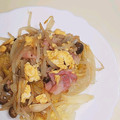 なめこおろし's cooksnap of when they made 簡単！！レタス＆もやしのたまご炒め☆.