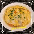 ♪キッチンmama's cooksnap of when they made 簡単★フワ卵の中華あんかけモヤシ.
