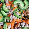 クックR1ZBVJ☆'s cooksnap of when they made ゴーヤのピリ辛肉味噌炒め♡中華風.