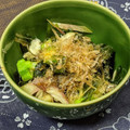 ゆけり３兄弟's cooksnap of when they made おくらとみょうがのごま油和え.