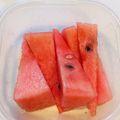 あめにゃん's cooksnap of when they made 美味しいスイカの切り方♪（保存方法）.