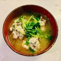 BarbaraAnn's cooksnap of when they made 鯵のつみれ汁.