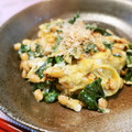 アイリッシュショコラ's cooksnap of when they made モロヘイヤと納豆のたまご炒め.