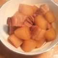 リッチまぁ's cooksnap of when they made 大根と豚バラ肉の甘辛炒め煮.