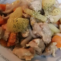 ぺたんこクマ's cooksnap of when they made わたしの鶏肉ときのこのクリーム煮.