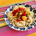 komutatata's cooksnap of when they made うまうま！トマトと卵の中華そうめん.
