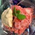 xMARILYNx's cooksnap of when they made イチゴそのままかき氷.