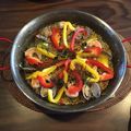Coral1031's cooksnap of when they made フライパンでパエリア.