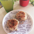 kpえもん♪'s cooksnap of when they made 揚げ玉とねぎの焼おにぎり.