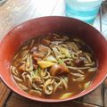 おきょうねえ's cooksnap of when they made レトルトカレーで超簡単☆カレー南蛮そば.