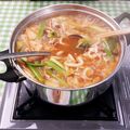 くっくペタ's cooksnap of when they made 豚キムチ煮込みうどん.
