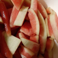 カクヨ's cooksnap of when they made ごま香る♡スイカの皮の中華風漬物.