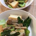 トロイメライ♬'s cooksnap of when they made 厚揚げと青梗菜の中華炒め.