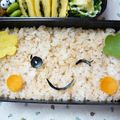 ケロらぶ's cooksnap of when they made ✿ふらわっち(≖益≖)♡キャラ弁✿.