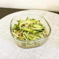 ☆こまっと☆'s cooksnap of when they made やみつき♪もやしときゅうりのナムル.