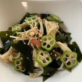 りいちん☆'s cooksnap of when they made 水溶性食物繊維！ワカメとキノコの梅肉和え.