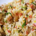 みつきやよい's cooksnap of when they made 簡単☆鮭の濃く旨パラパラチャーハン.
