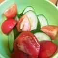 salymama's cooksnap of when they made トマトときゅうりの中華風♡ツナごまサラダ.