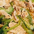 Reeeeei's cooksnap of when they made 豚肉のコチュジャン炒め♪.