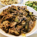 クックE662AA☆'s cooksnap of when they made ナスと豚コマの炒め物.