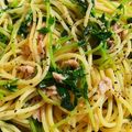 とまぴこ's cooksnap of when they made 豆苗とシーチキンのオイルパスタ.