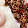 くまみっちー's cooksnap of when they made 簡単本格タイ料理♪辛くないガパオライス.
