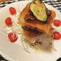 あるぴーちゃん's cooksnap of when they made 挽き肉.春雨.春巻の皮で作るミルフィーユ.