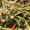 のぶ代's cooksnap of when they made 人参葉っぱのごま和え☺.