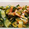 いばらぎ*さとり's cooksnap of when they made きゅうりとベーコンのきんぴら風.