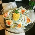 ★サンセット★'s cooksnap of when they made ゆで卵でパイナップル♡キャラ弁に♬.