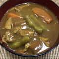 riomaru3's cooksnap of when they made 簡単めんつゆで和風カレーうどん.