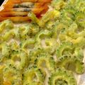 ばたみそーぱん☆'s cooksnap of when they made 簡単！サクサク！苦くないゴーヤの天ぷら☆.