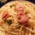 Nöööla♡'s cooksnap of when they made 焼きアボカドのパスタ.