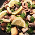 ame-ikuru's cooksnap of when they made 食欲そそる◎たことえりんぎのレモンバター.