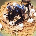 Kikuk0_66c's cooksnap of when they made オクラとモッツアレラのワサビ醤油和え.