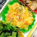 nosso's cooksnap of when they made かにかまとじゃがいもとふんわり卵の炒め物.