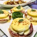 Superlittleboo's cooksnap of when they made エッグベネディクト.