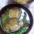 チャーミル's cooksnap of when they made あさりとクレソン❀味噌汁！.