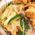 ぼぼぼぼ♪'s cooksnap of when they made ☆定番☆もやしときゅうりのナムル♪.