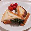 チコリママ's cooksnap of when they made 大葉香る☆ハムとチーズのホットサンド.