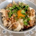 ぴのこ0816's cooksnap of when they made 豆腐とサラダチキンと納豆！！.