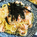 ＊mahchan＊'s cooksnap of when they made とっても簡単♪鮭フレークマヨパスタ.