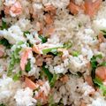 bibichann's cooksnap of when they made 簡単さっぱり✨鮭と大葉の寿司飯.