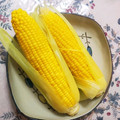 のり子のおかず♪'s cooksnap of when they made 甘くて鮮やか❤とうもろこしの茹で方♪.