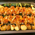 くらとの's cooksnap of when they made 簡単！残り野菜と鶏肉のぎゅうぎゅう焼き.