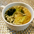 アイリッシュショコラ's cooksnap of when they made ＊レタス＆あげ＊やさしいスープ.