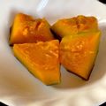 歌うことが生き甲斐♡'s cooksnap of when they made カボチャの簡単レンジ煮.
